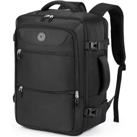 Extra large travel laptop backpack flight approved carry on bag for men women bl - Picture 1 of 8